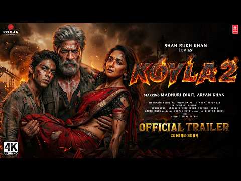 KOYLA 2 - Official Trailer | Shah Rukh Khan | Aryan Khan | Madhuri Dixit | New Movies Trailers 2025