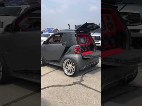 The Loudest Smart Car In Texas - #rgvtrucks #smartcars #audiocar #shorts