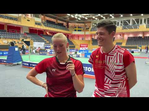 Sebastian Bugtrup and Mai Surrow on reaching the Swedish Open final