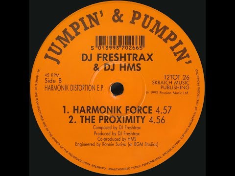 Dj Freshtrax & Dj HMS - Harmonik Force (remastered vinyl version in 4K)
