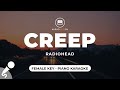 Creep - Radiohead (Female Key - Piano Karaoke)