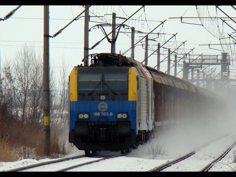 Tren de marfa CTV se apropie de Suceava cu dubla Siemens - 12.02.2017