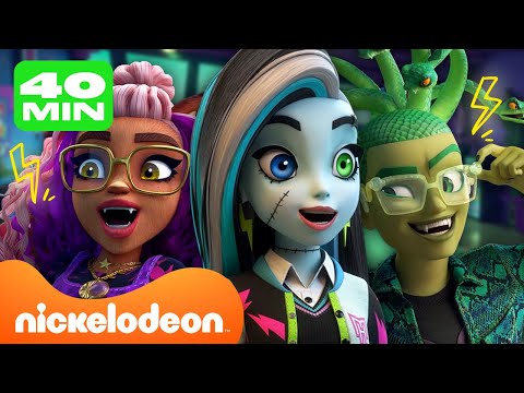 Capa de Monster High | 40 MINUTOS dos MELHORES Momentos de Monster High 🦇 | Nickelodeon em Português