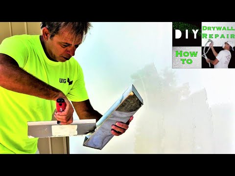 How to easily skim coat walls by hand Video