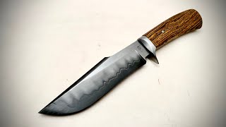 How to make a Stainless San Mai Hunting Knife