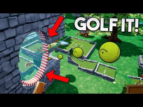 HIDDEN HOLES! IF YOU SEE THEM, YOU WIN! Golf It!