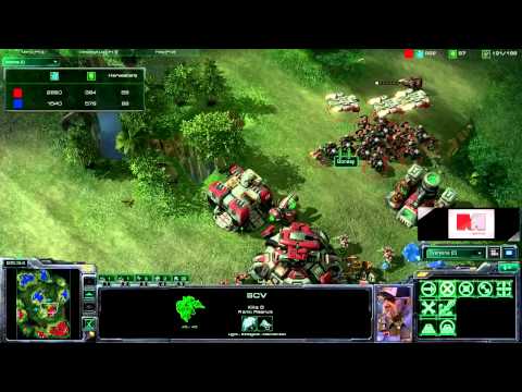 SC2: Headies (P) vs. Bonesy (T) - Jungle Basin p2/2