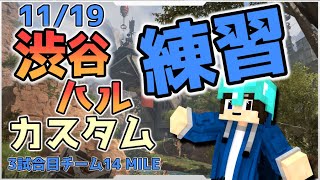 【APEX】渋ハルカスタムに出るよ！チーム練習！【渋谷ハルカスタム】