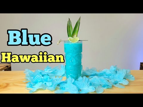 How to make a Blue Hawaiian Cocktail