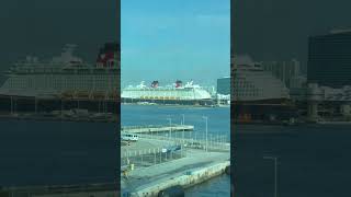 POV: Your favorite ship is docked near you on your not favorite ship #disneydream #disneycruiseline