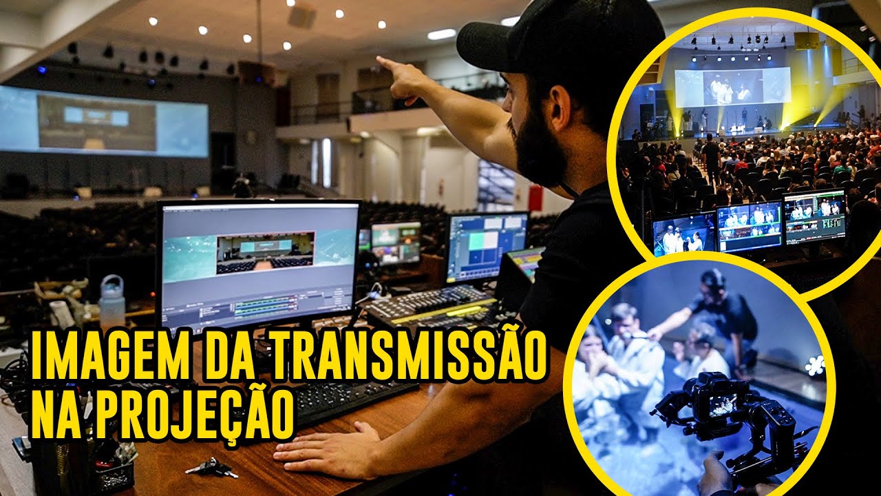 COMO FAZEMOS PRA COLOCAR A IMAGEM DA TRANSMISSÃO NO TELÃO