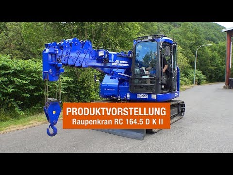 Raupenkran von Maeda mit Pick- & Carry-Funktion | 16,35 m Hebehöhe & 4.900 kg Tragkraft
