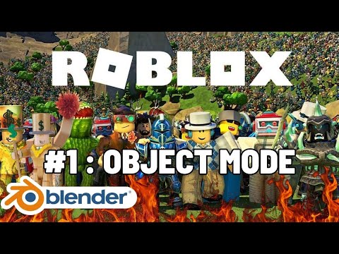 | Blender Noob to Pro: Episode 1 - Object Mode |Learn 3D Modeling for Roblox the Easy Way!