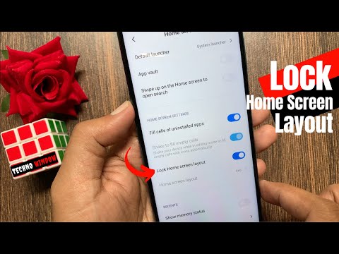 How to Lock Home Screen Layout in Redmi Note 9 Pro