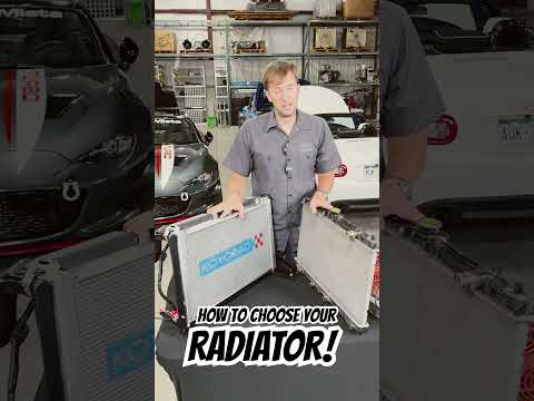 How to choose your next RADIATOR! #stock #afternarket #crossflowradiator #miata