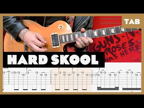 Guns N’ Roses - Hard Skool - Guitar Tab | Lesson | Cover | Tutorial