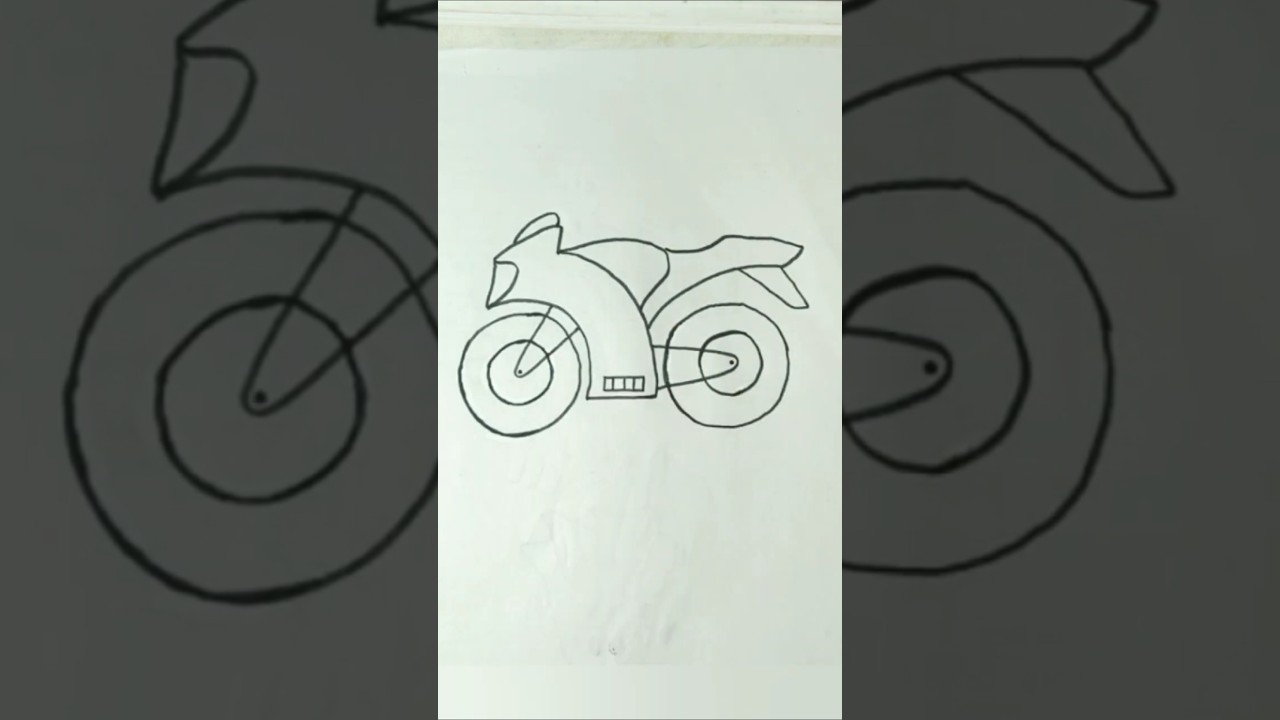 How to draw a Motorcycle | How to draw | #bike #motorcycle #art #adley #drawinghaven #cartoon #diy
