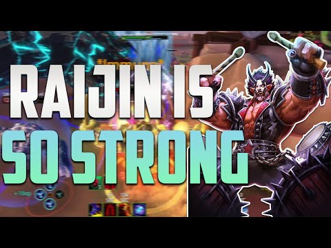 SMITE CONQUEST | RAIJIN MID - HE DOES SO MUCH DAMAGE!!!