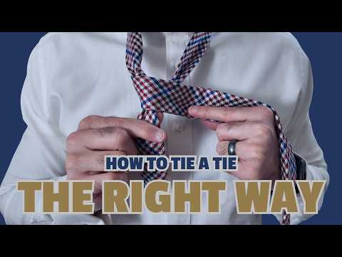 HOW TO TIE A TIE