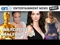 OSCARS 2013 Wardrobe Malfunctions Jennifer Lawrence Anne Hathaway Jennifer Lopez ENTV