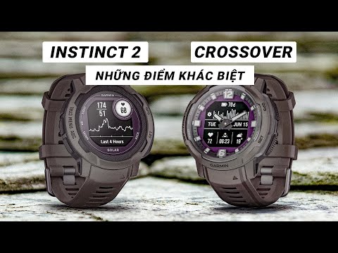 GARMIN INSTINCT 2 vs GARMIN INSTINCT CROSSOVER có gì khác nhau ???