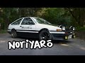 Initial D replica drifting at Gunsai Touge in Japan