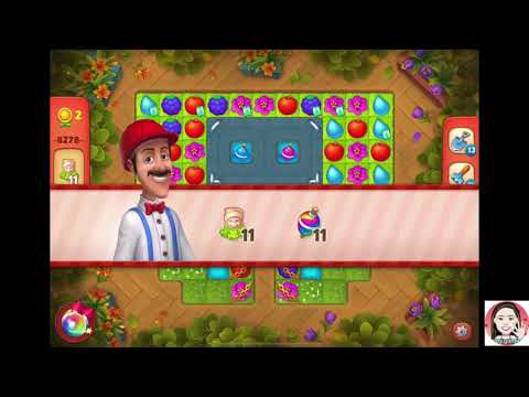 Gardenscapes Level 8278 HD  ✅/5   Hard Level