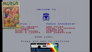 ZX Spectrum Games 🖥️ - Moron 😜