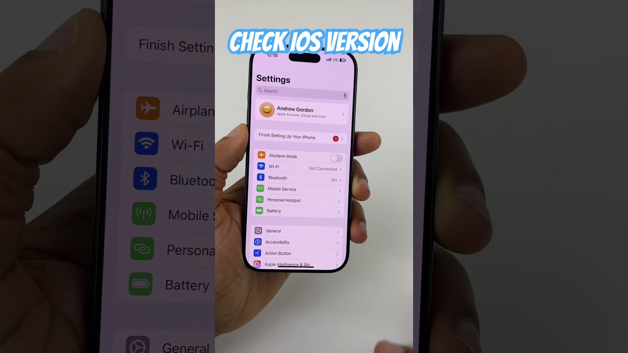 iPhone Check IOS Version ❤️