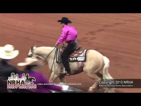 Slj Hangten Juice ridden by Andrew G Fox - 2013 NRHA Derby (Friday Open)