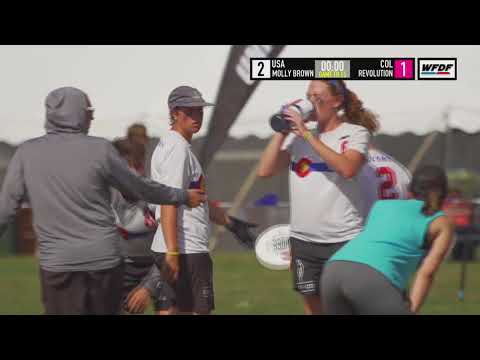 WUCC 2018 - Molly Brown Ultimate (USA) vs Revolution (COL)