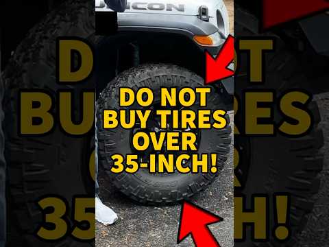 3 reasons why 35-inch tires are perfect for your overland rig.✔️