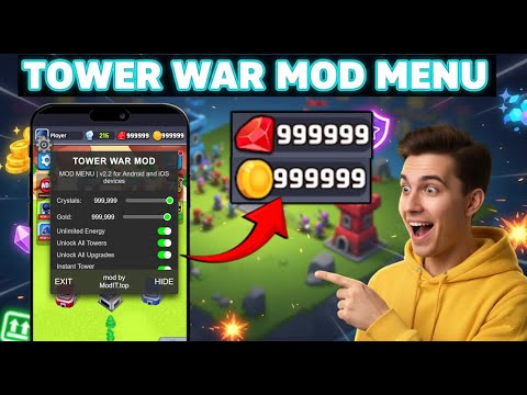 How to use Tower War Hack for Unlimited Crystals and Gold