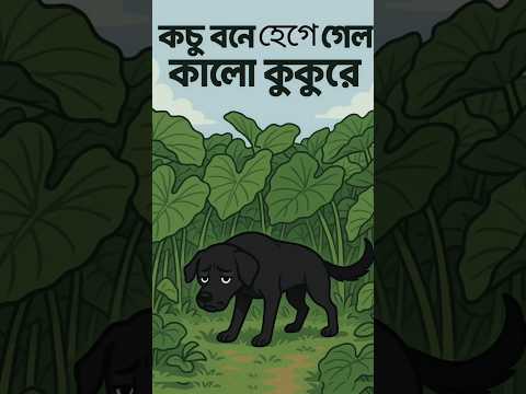 kochu bone hege gelo kalo kukur | কচু বনে হেগে গেল কালো কুকুরে | kalo kukur hege gelo #shorts #funny