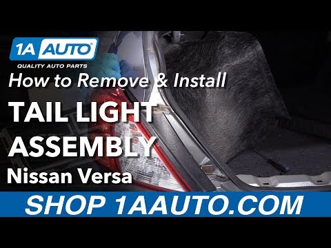 How to Replace Tail Light Assembly 12-17  Nissan Versa