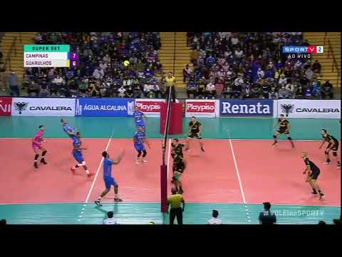 Evandro Guerra crava na diagonal curta. Campinas vs Guarulhos 21/22