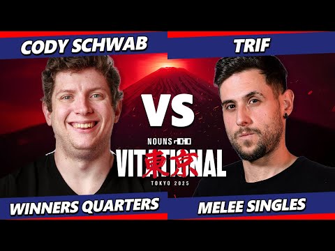 Nounsvitational 2025 - Cody Schwab (Fox) Vs. Trif (Peach) Smash Melee - SSBM