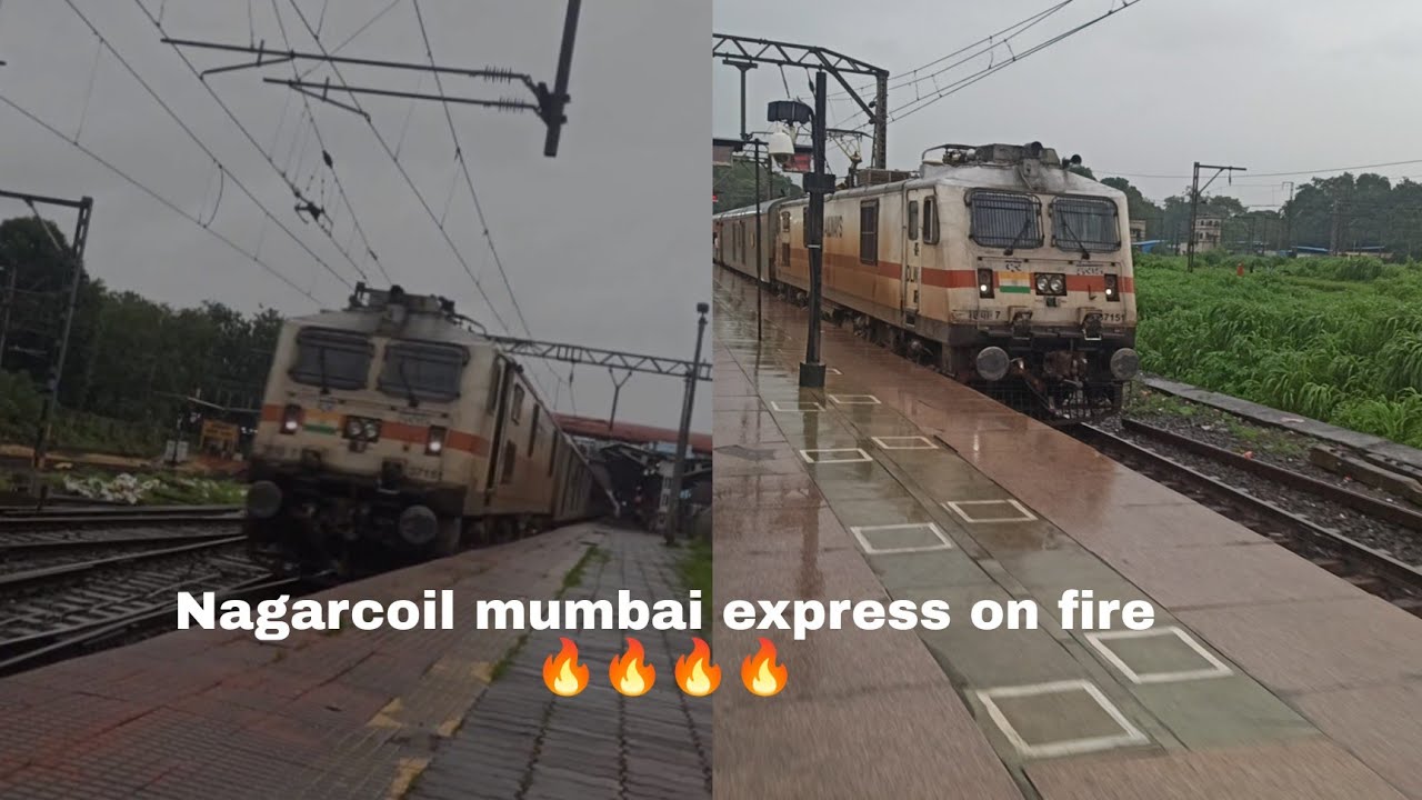 Watch video 16352 l nagarcoil mumbai express with electric locomotive l full speed skipping dombivli Now 16352 l nagarcoil mumbai express with electric locomotive l full speed skipping dombivli