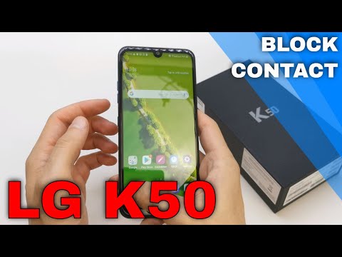 LG K50 - How to block numbers from calling you
