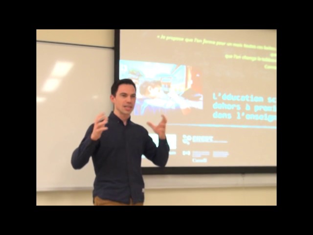 Conférence: «L’éducation scientifique dehors au secondaire» par Jean Philippe Ayotte Beaudet