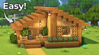 Minecraft: How to Build a Survival Starter House | Tutorial🏠