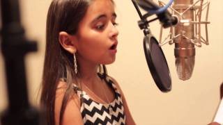 Adorable 7 year-old Iranian-American singing and playing her heart out!