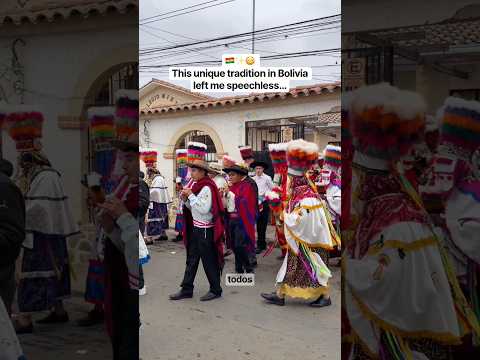 Beautiful tradition of Chunchos in San Lorenzo, Tarija, Bolivia 🇧🇴 #shorts