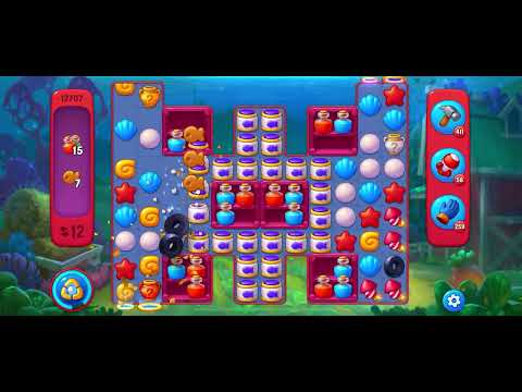 Fishdom Hard level 12707 no boosters フィッシュダム ハード