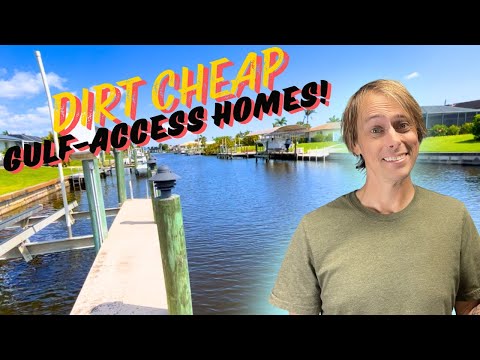 Explore Cape Coral's CHEAPEST Waterfront Gulf-Access Homes in 2025!
