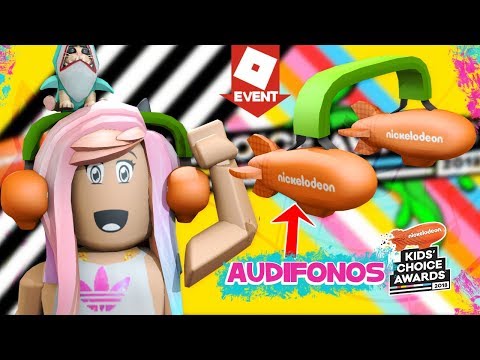 Roblox Tutorial Get The Blimp Headphones In Spanish From The Kids Choice Awards 2018 Apphackzone Com - roblox kids choice awards event 2018 leaks