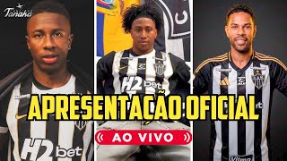 APRESENTAÇÃO  DE CINCO JOGADORES AO VIVO  DIRETO DA ARENA MRV