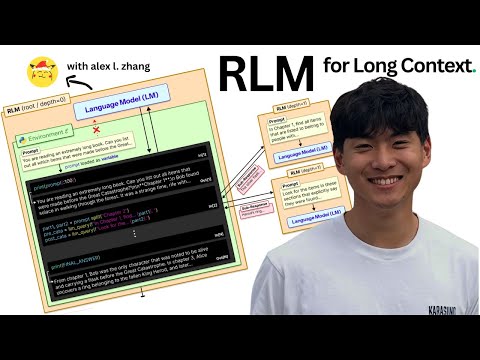 Exploring "Recursive Language Models" with Alex L. Zhang | Deep Learning Study Session