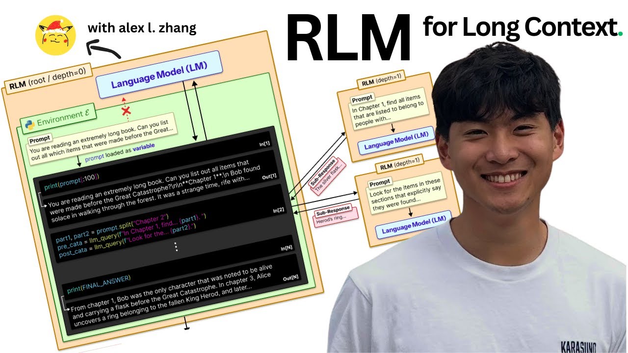 Exploring "Recursive Language Models" with Alex L. Zhang | Deep Learning Study Session