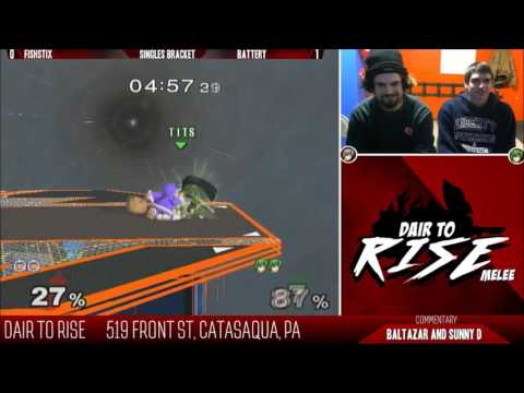 DtR 6 Melee Singles - Fishstix (Marth, Icies) vs. Battery (Marth) - Winners Finals